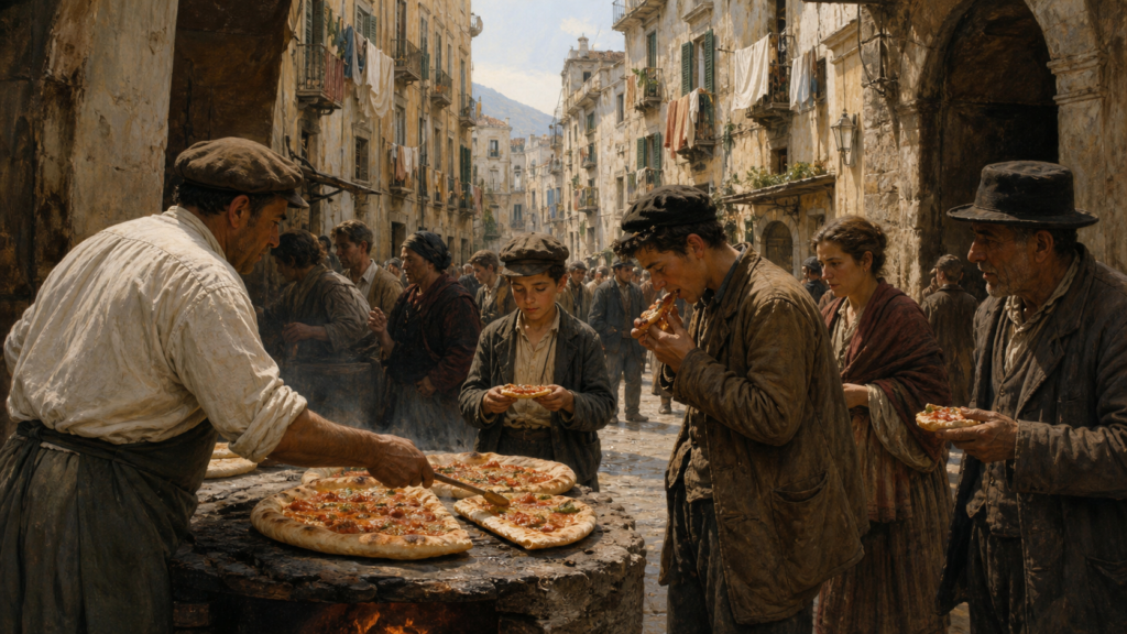 Depuis quand on mange des pizzas ?