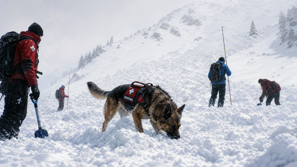Les chiens d’avalanche : quand un museau devient un outil de secours