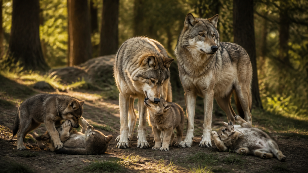 Les loups : une meute, c’est d’abord une famille